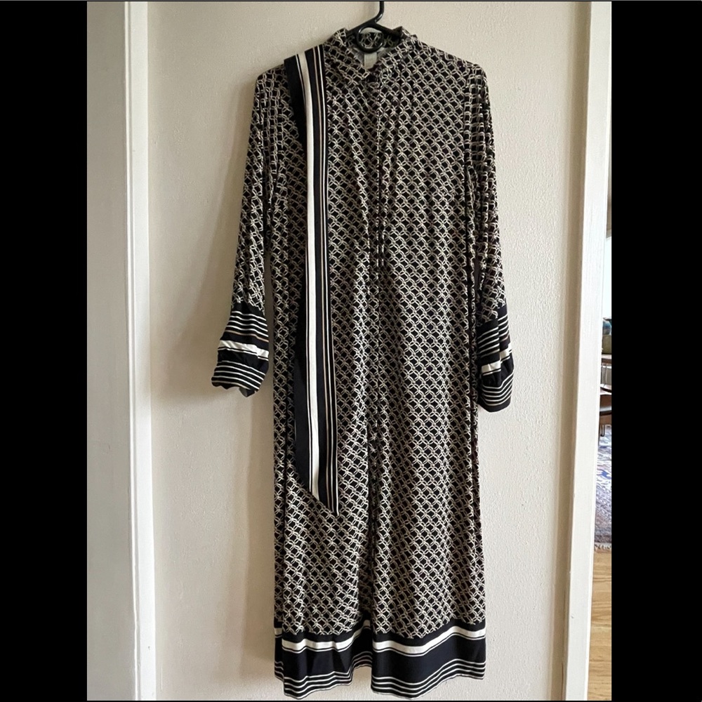 Printed shirt dress from H&M